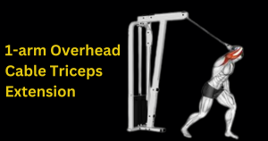 one arm overhead cable triceps extension