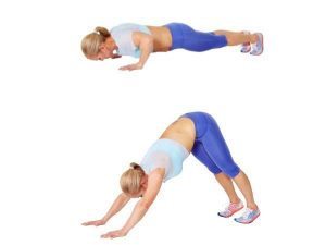 Plank to Downward Dog